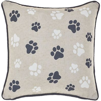 Paw print cushion hotsell