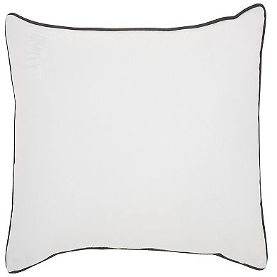 Nourison Trendy, Hip, New-Age "Of All The Things" White Throw Pillow