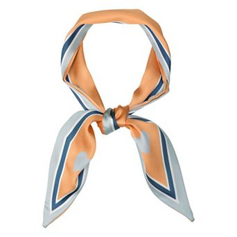 Women's Skinny Scarf Ribbon Hair Band Heart Print Neck Scarf