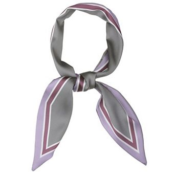 Women's Skinny Scarf Ribbon Hair Band Heart Print Neck Scarf