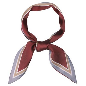 Women's Skinny Scarf Ribbon Hair Band Heart Print Neck Scarf