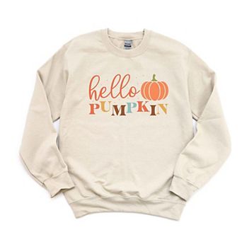 Cursive Hello Pumpkin Sweatshirt