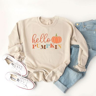 Cursive Hello Pumpkin Sweatshirt