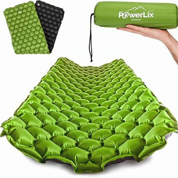POWERLIX Sleeping Pad Ultralight Inflatable Sleeping Mat, For Camping
