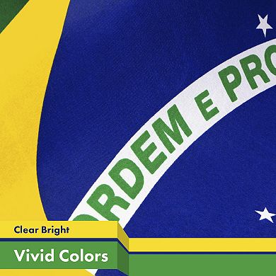 G128 Brazil 150D Printed Polyester Flag