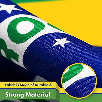 G128 Brazil 150D Printed Polyester Flag