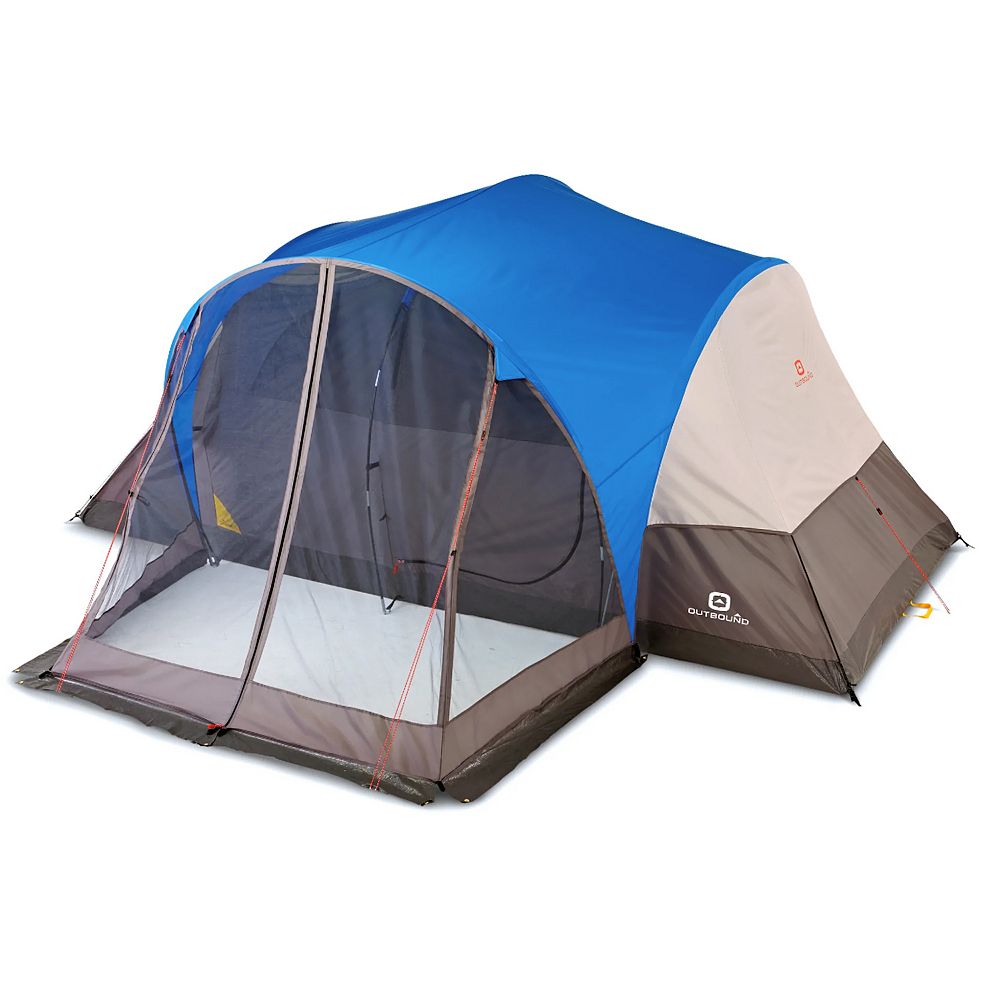 3 Person Blue Camping deals Dome Tent With Matching Pack-In-Carry Bag With Draw String