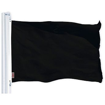 G128 Black 150D Printed Polyester Flag
