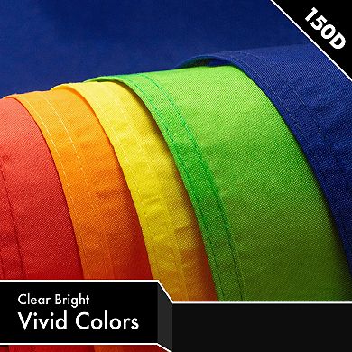 G128 Black 150D Printed Polyester Flag