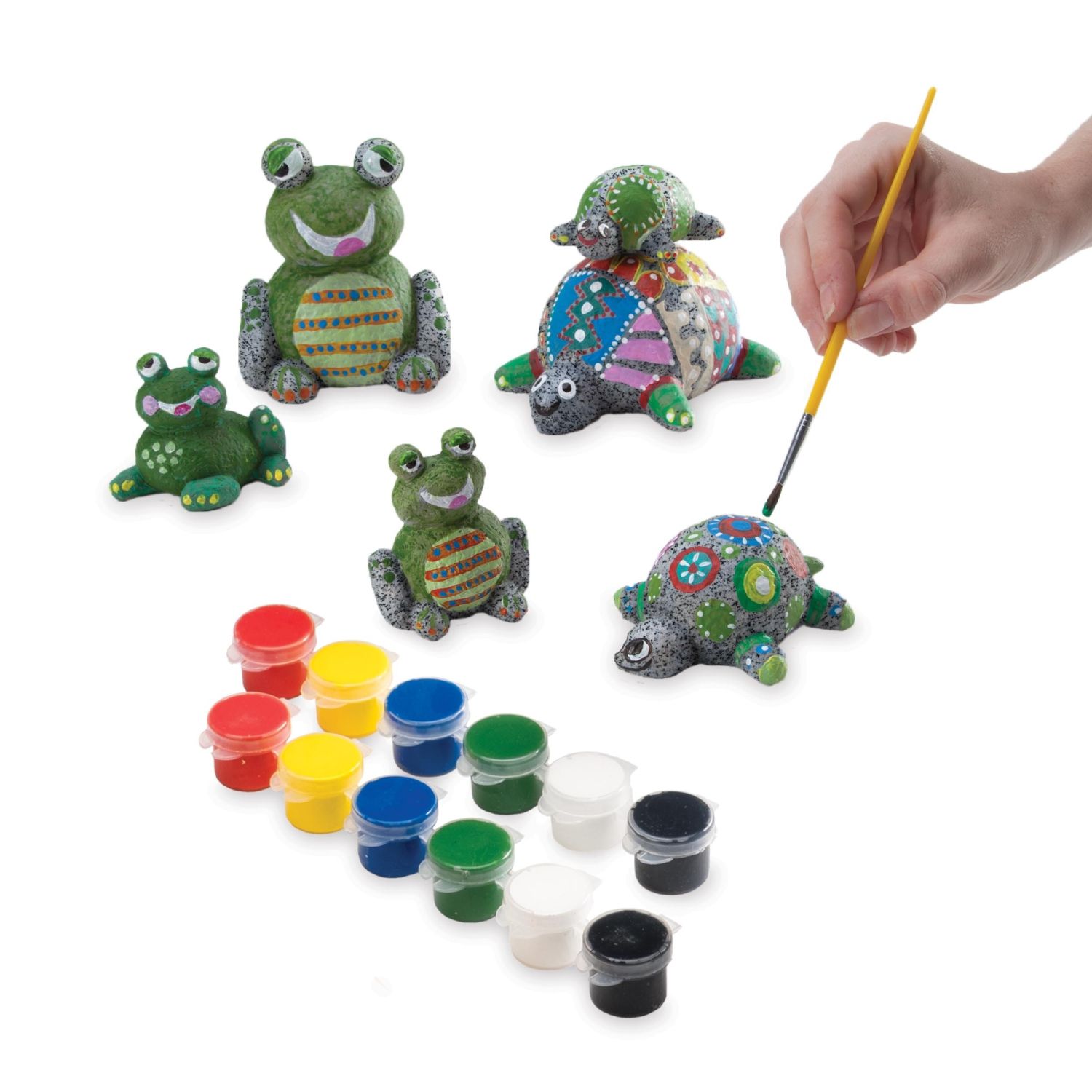 Kids Paint Your Own Ceramics, Frog Bank  Painting for kids, Craft kits for  kids, Art and craft kit