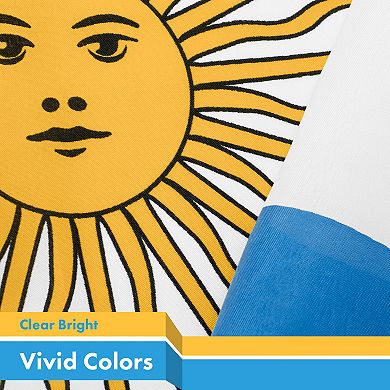 G128 Argentina 150D Printed Polyester Flag