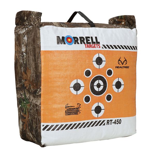 Morrell Targets 2Sided Archery Bag Target, EZ Carrying Handle, Edge Camouflage