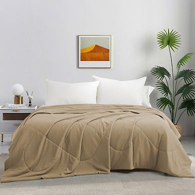 Unikome Reversible Oversize Cooling Blanket with 100% Silky Fabric Ultra-Cool Lightweight Blanket