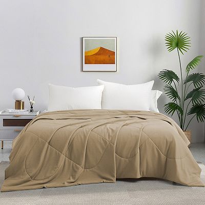 Unikome Reversible Oversize Cooling Blanket with 100 Silky Fabric Ultra Cool Lightweight Blanket