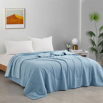 Unikome Reversible Oversize Cooling Blanket with 100% Silky Fabric Ultra-Cool Lightweight Blanket