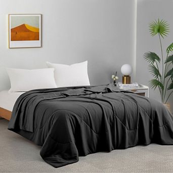 Unikome Reversible Oversize Cooling Blanket with 100% Silky Fabric Ultra-Cool Lightweight Blanket