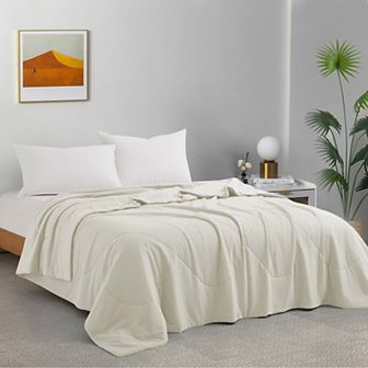 Unikome Reversible Oversize Cooling Blanket with 100% Silky Fabric Ultra-Cool Lightweight Blanket