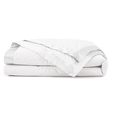 Unikome Oversized Lightweight Down Blanket with Satin Trim - 75% Down Fill