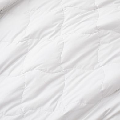 Unikome Oversized Lightweight Down Blanket - Luxury Bed Blanket with Satin Trim, Cotton Cover