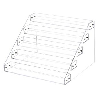 Acrylic Spice Rack, 5 tier Spice Drawer Organizer Shelf Seasoning Jar Rack