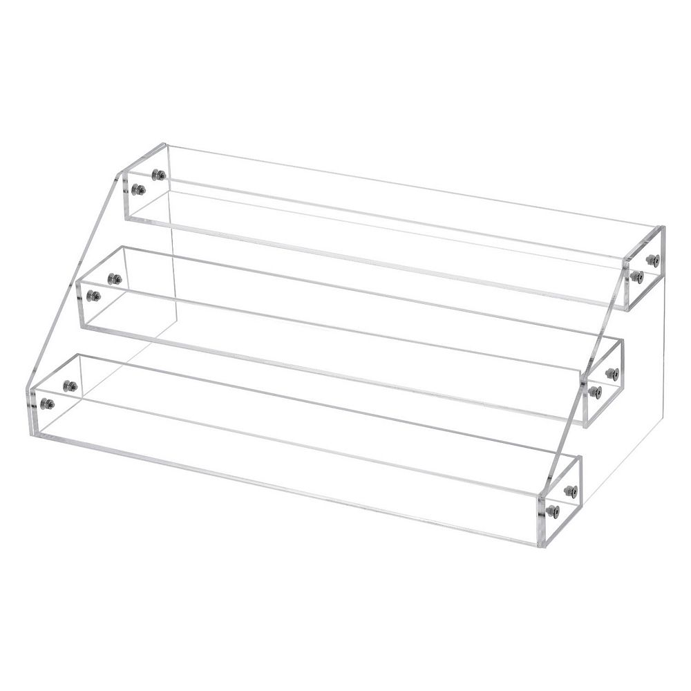 Acrylic Spice Rack, 3 Tier Spice Drawer Organizer Shelf Seasoning Jar Rack