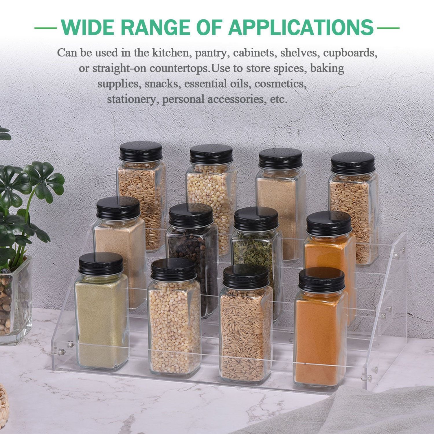 Unique Bargains Spice Rack Organizer - Thumbnail 2