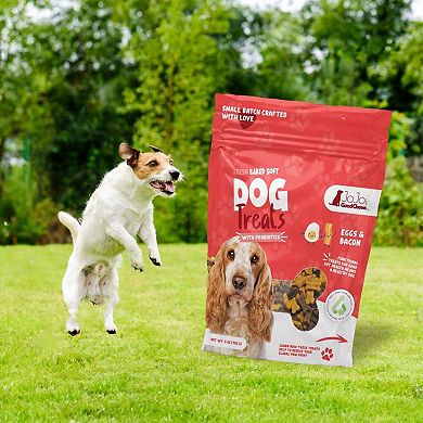Fresh Baked Eggs and Bacon Soft Chew Dog Treats 5 oz/(2-Pack)