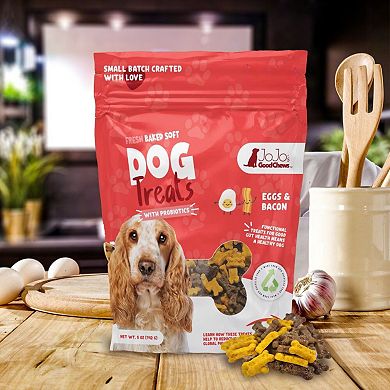 Fresh Baked Eggs and Bacon Soft Chew Dog Treats 5 oz/(2-Pack)