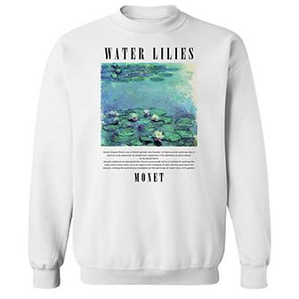 Men's apoh - Water Lillies Graphic Sweatshirt