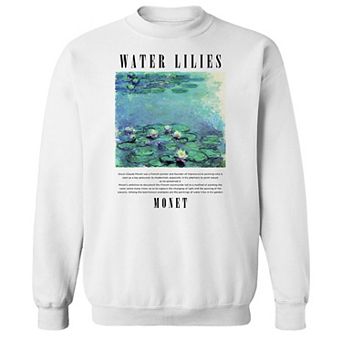 Men's apoh - Water Lillies Graphic Sweatshirt