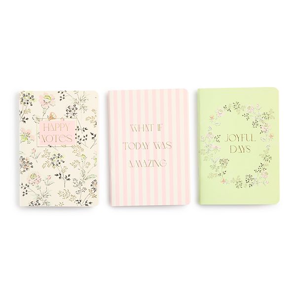 Fringe Studio Happy Notes 3Pack Journal Set
