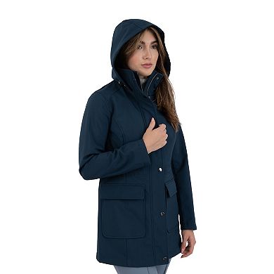 Women's Fleet Street Hooded Soft Shell Coat