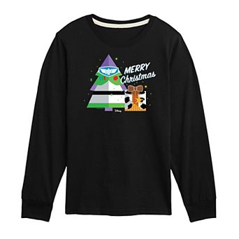 Disney / Pixar's Toy Story Boys 8-20 Merry Christmas Long Sleeve Graphic Tee