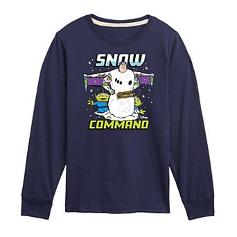 Disney / Pixar's Toy Story Buzz Lightyear Boys 8-20 Snow Command Long Sleeve Graphic Tee