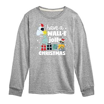 Disney / Pixar’s Wall-E Boys 8-20 Jolly Christmas Long Sleeve Graphic Tee