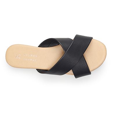 LC Lauren Conrad Crossband Women's Sandals