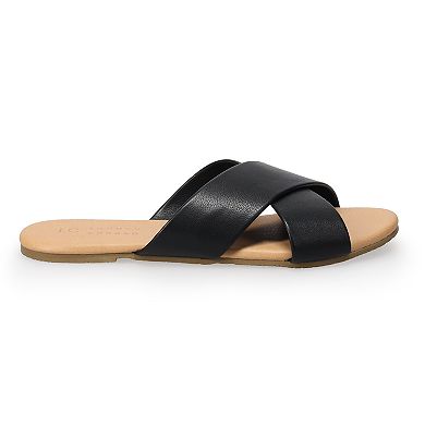 LC Lauren Conrad Crossband Women's Sandals