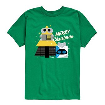 Disney / Pixar’s Wall-E Boys 8-20 Merry Christmas Graphic Tee