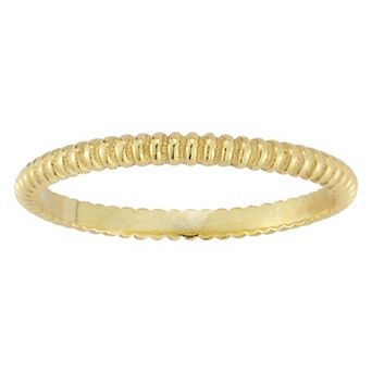 Sunkissed Sterling Twist Ring Set