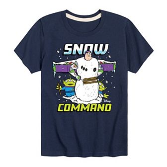 Disney / Pixar's Toy Story Buzz Lightyear Boys 8-20 Snow Command Graphic Tee