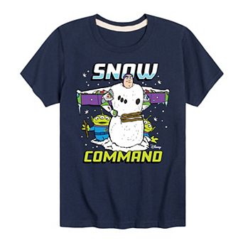 Disney / Pixar's Toy Story Buzz Lightyear Boys 8-20 Snow Command Graphic Tee