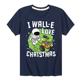 Disney / Pixar’s Wall-E Boys 8-20 Love Christmas Graphic Tee