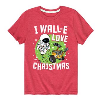 Disney / Pixar’s Wall-E Boys 8-20 Love Christmas Graphic Tee