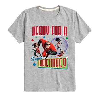 Disney / Pixar’s The Incredibles Boys 8-20 Super Christmas Graphic Tee