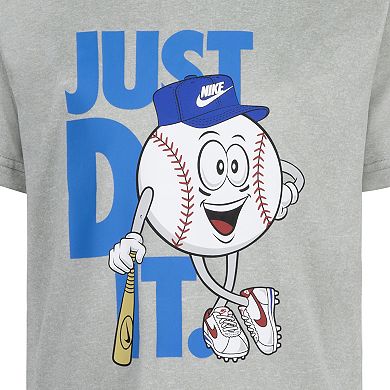 Boys 4-7 Nike Dri-FIT "Just Do It." Baseball Graphic Tee & Shorts Set