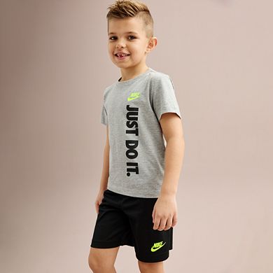 Boys 4-7 Nike "Just Do It." Graphic Tee & Shorts Set