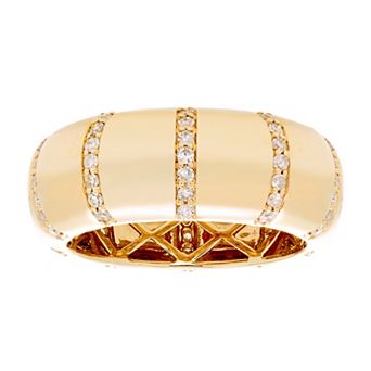 The Regal Collection 14k Gold 1/2 Carat T.W. IGI Certified Diamond Eternity Band