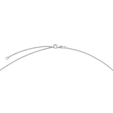 The Regal Collection 14k Gold 1 Carat T.W. Certified Diamond Double-Row Cross Pendant
