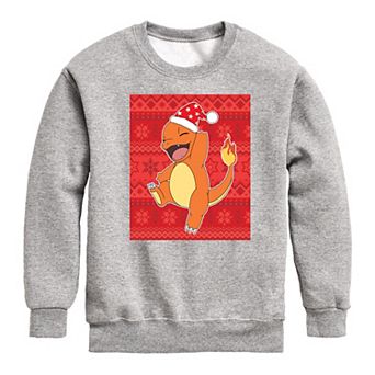 Pokemon Charmadner Sweater Crew Fleece