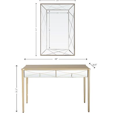 Camden Isle Insley Wall Mirror & Console Table